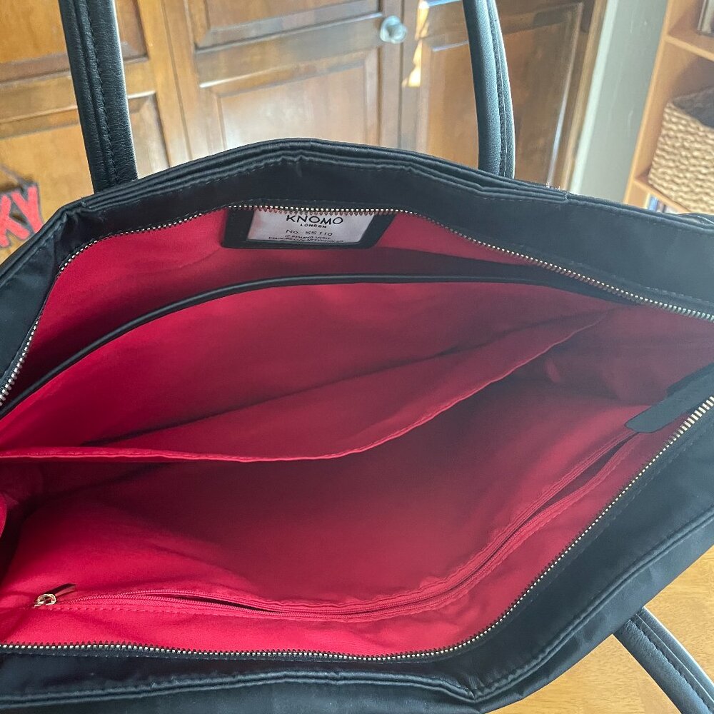 KNOMO London Grosvenor Place expandable laptop tote bag - Picture 11 of 16